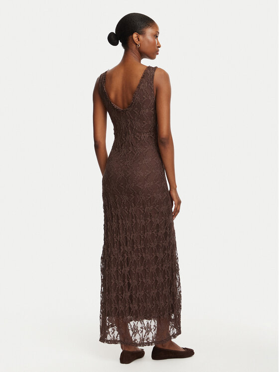 ONLY ONLY Večernja haljina Albina 15372795 Smeđa Regular Fit