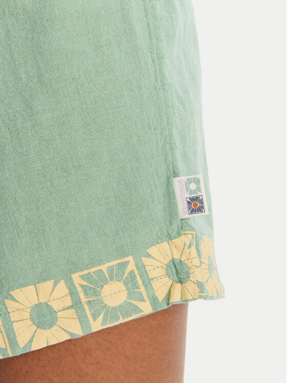 Quiksilver Quiksilver Pantalon scurți din material Bahamas EQWNS03090 Verde Regular Fit