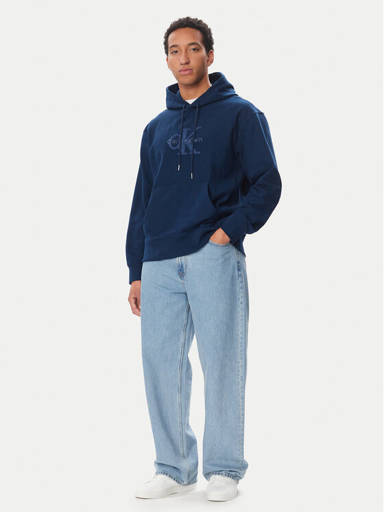 Calvin Klein Jeans Calvin Klein Jeans Džemperis LV04RH218G Tamsiai mėlyna Regular Fit