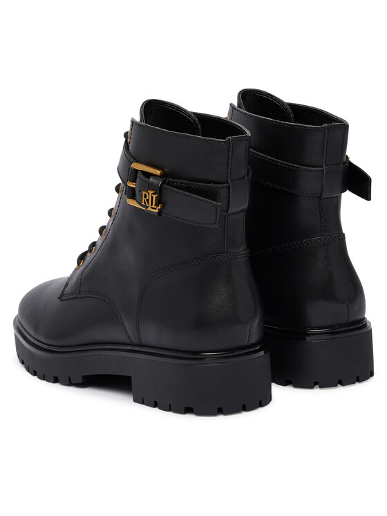 LAUREN RALPH LAUREN LAUREN RALPH LAUREN Bakancs Allyson Logo Bo Bte 802P12046001 Fekete