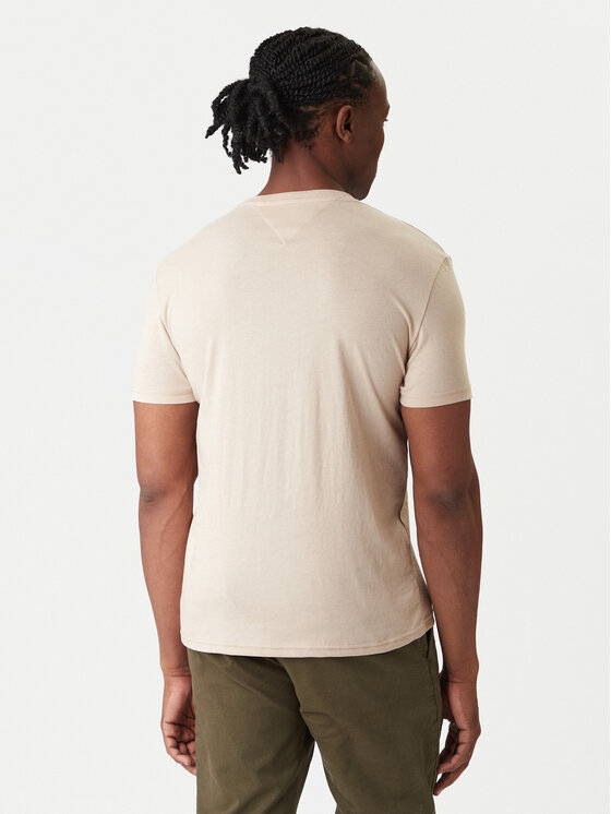Tommy Jeans Tommy Jeans T-shirt DM0DM20363 Bež Regular Fit