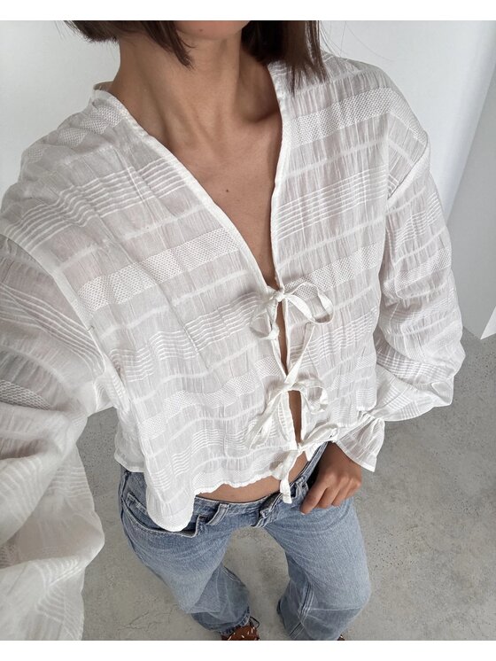 Le Songe Le Songe Koszula RORI Biały Basic Fit