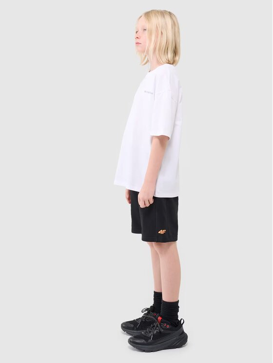 4F 4F Szorty 4FJWSS25TSHOM600-20S Czarny Regular Fit