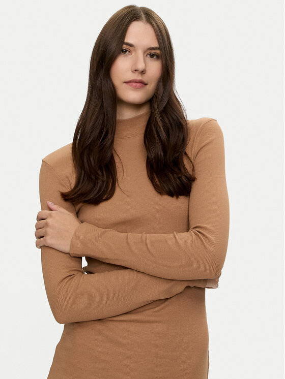 Brave Soul Brave Soul Kootud kleit LDRJ-69GERRIECAM Pruun Regular Fit