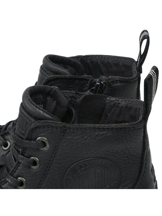 Palladium Palladium Pohodni čevlji Pampa Zip Lth Ess 76888-008-M Črna