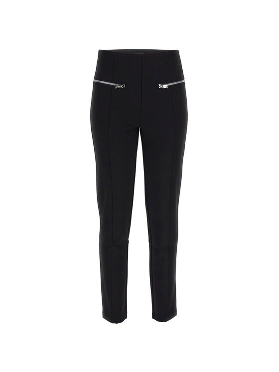 Guess Guess Kalhoty z materiálu 167469 Černá Slim Fit