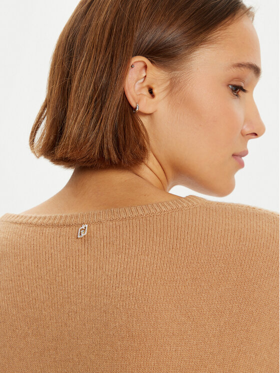 Liu Jo Liu Jo Trikotažinė suknelė WF4533 MS009 Ruda Regular Fit
