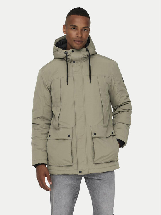 Only & Sons Parka Jayden 22022654 Béžová Regular Fit