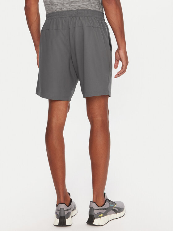 Reebok Reebok Pantaloni scurți sport RK25181CCM Gri Regular Fit