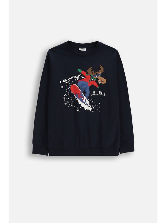 Coccodrillo Coccodrillo T-Shirt ZC5143103MER-015 Granatowy Regular Fit