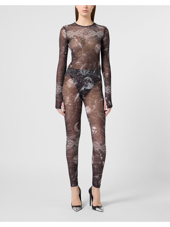 PHILIPP PLEIN PHILIPP PLEIN Body 31067 Nero Skin Tight Fit