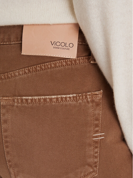 ViCOLO ViCOLO Traperice DF5056 Smeđa Regular Fit