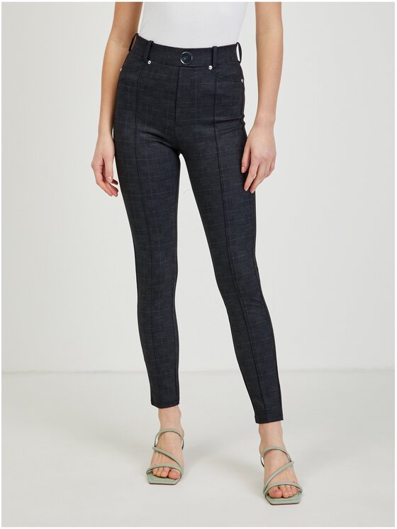 Orsay Orsay Spodnie damskie 350186-659000__34 Szary Skinny Fit