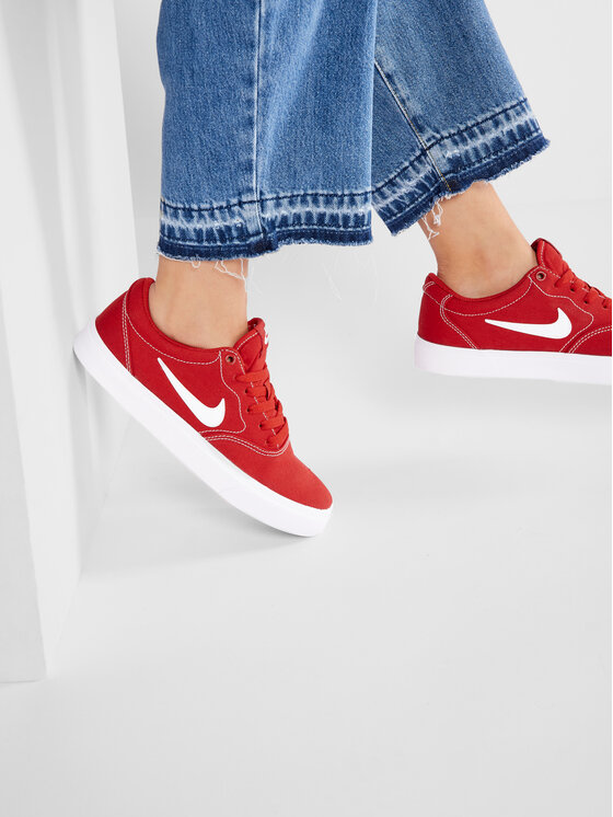 Nike sb best sale charge canvas rouge