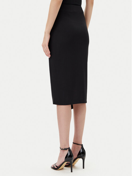Rinascimento Rinascimento Спідниця-міді CFC0123489003 Чорний Regular Fit