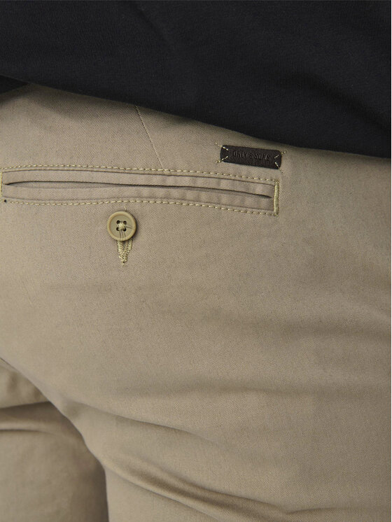 Only & Sons Only & Sons Чино панталони Mark Luca 22028144 Бежов Slim Fit