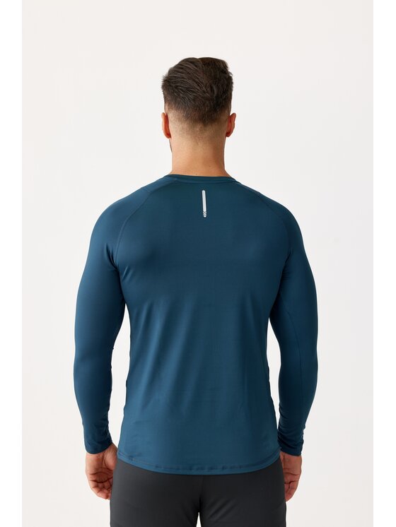 ROUGH RADICAL ROUGH RADICAL Koszulka techniczna VITAL ZIP LS Niebieski Slim Fit