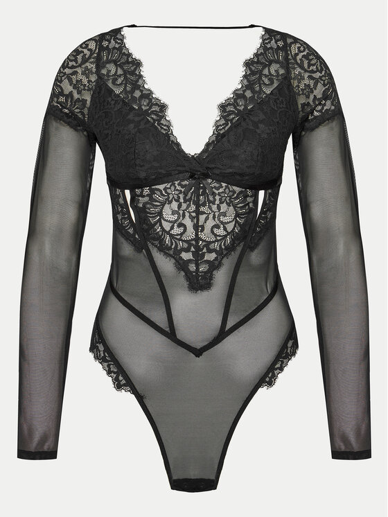 Hunkemöller Hunkemöller Боди Astrid 206245 Черен