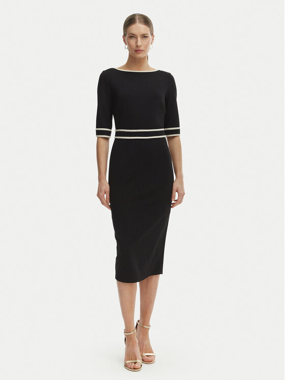 Rinascimento Rinascimento Koktélruha CFC0127991003 Fekete Slim Fit