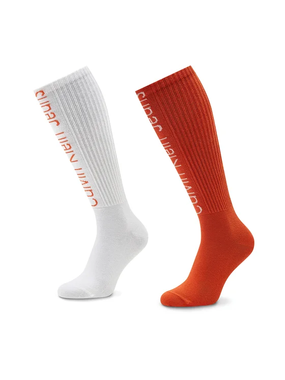 Calvin Klein Jeans 2er-Set hohe Herrensocken 701219860 Bunt
