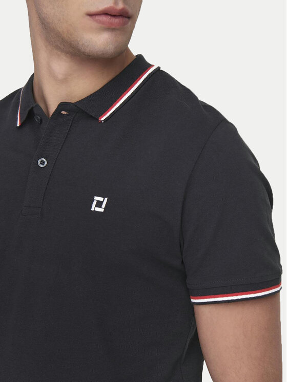 Only & Sons Only & Sons Polo Fletcher 22024827 Granatowy Regular Fit