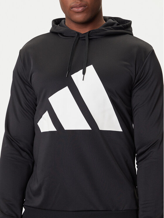adidas adidas Trenirka Big Logo French Terry JX5551 Črna Regular Fit