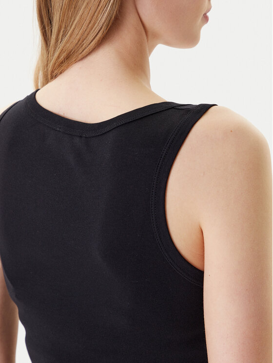 United Colors Of Benetton United Colors Of Benetton Top 3GA2DH010 Nero Slim Fit