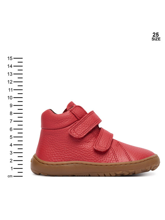 Froddo Froddo Зимни обувки Barefoot Winter Furry G3110263-7 M Червен
