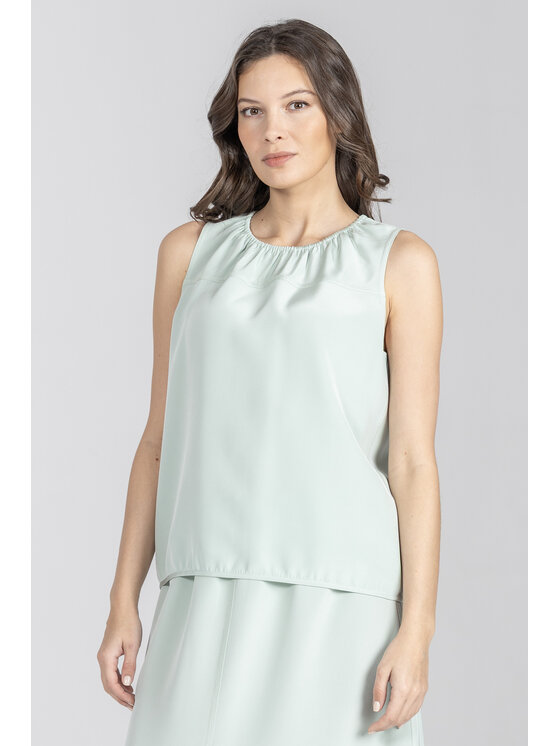 Deni Cler Milano Deni Cler Milano Top T-DC-0011-F2-80-43-1 Zielony Regular Fit