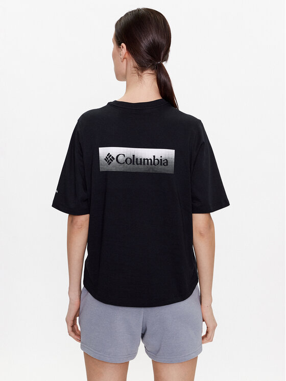 T-shirt North Casades 1992085 Nero Relaxed Fit