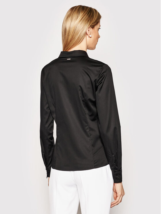 Guess Guess Krekls Cate W1RH41 WAF10 Melns Slim Fit