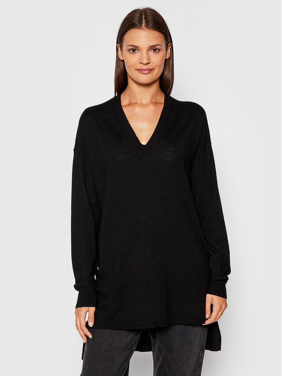Gestuz Pulover 10903542 Črna Regular Fit