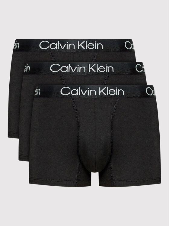 Férfi 3 darab boxer Calvin Klein Underwear, Méret: S, Fekete, 000NB2970A