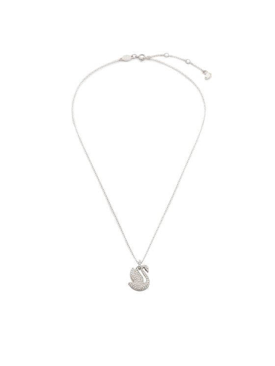 Swarovski Swarovski Колие Iconic Swan 5647872 Сребрист