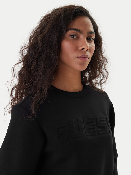 Guess Guess Felpa Cindra V3BQ15 K7UW2 Nero Regular Fit