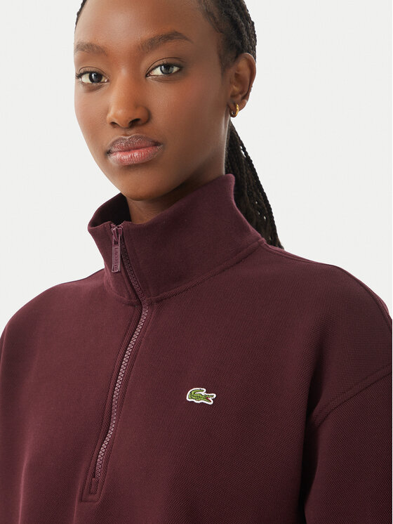 Lacoste Lacoste Суитшърт SF5271 Бордо Regular Fit