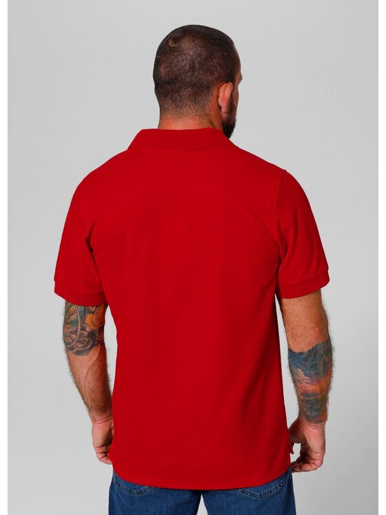 PITBULL PITBULL T-Shirt Koszulka Czerwony Regular Fit