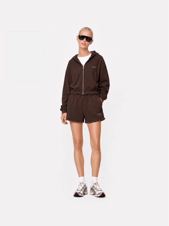 La Mania La Mania Szorty sportowe BOBBI Brązowy ciemny Basic Fit