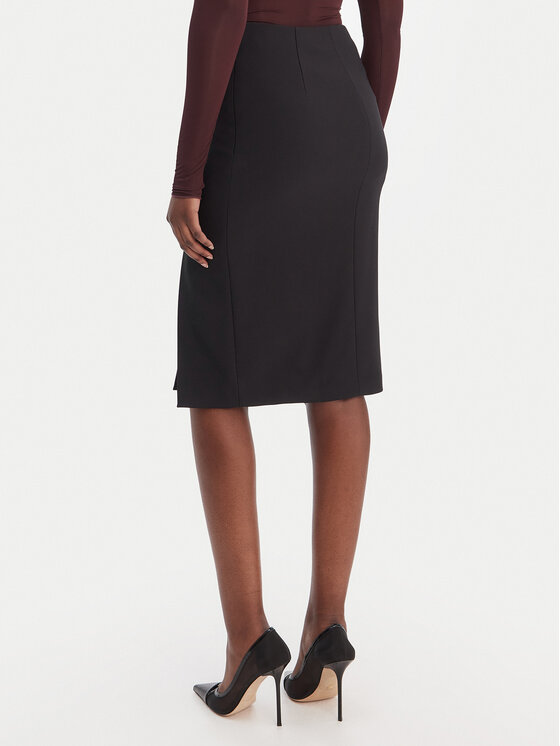 Elisabetta Franchi Elisabetta Franchi Pouzdrová sukně GO-147-61E2-V320 Černá Regular Fit