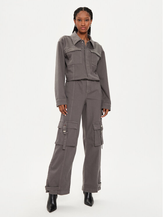 Gestuz Gestuz Jumpsuit Mirza 10908721 Grau Relaxed Fit