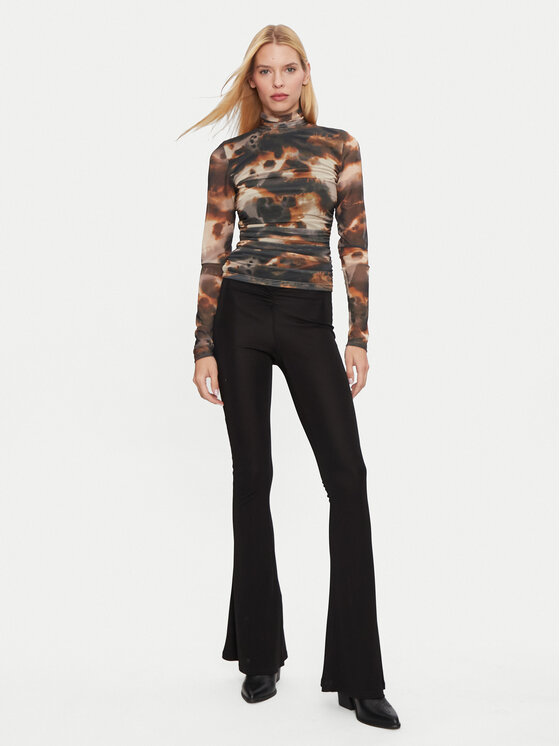 Gestuz Gestuz Majica Behka 10909457 Smeđa Slim Fit