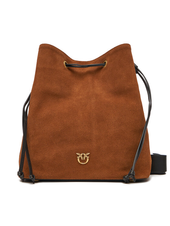 PINKO Torebka Secchiello Classic PE 25 PLTT 104305 A2CC Brązowy