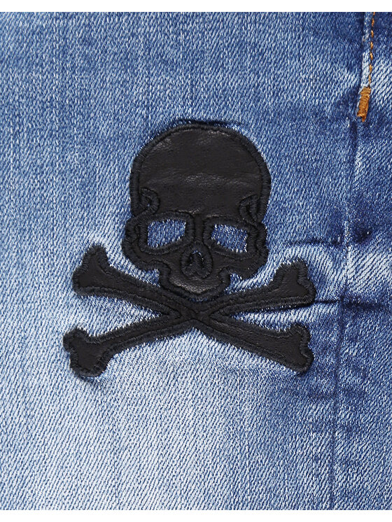PHILIPP PLEIN PHILIPP PLEIN Jeansy 10555 Błękitny Straight Fit