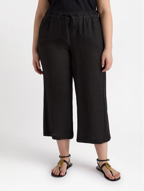 Fiorella Rubino Fiorella Rubino Pantaloni di tessuto P143T004864N033 Nero Regular Fit