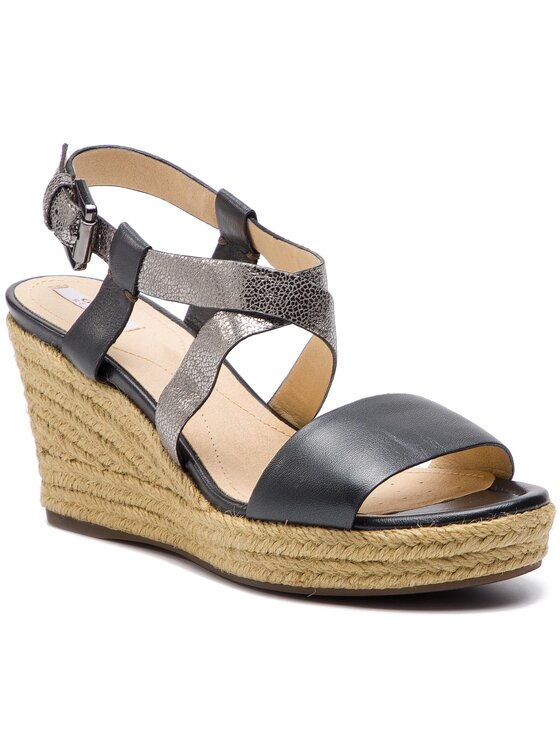Geox Geox Espadrilky D Soleil B D72N7B 0BVQD C9999 Černá