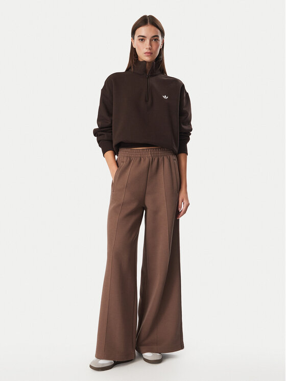 adidas adidas Спортивні штани Spacer Tracksuit Bottoms KZ2199 Світло-коричневий Relaxed Fit
