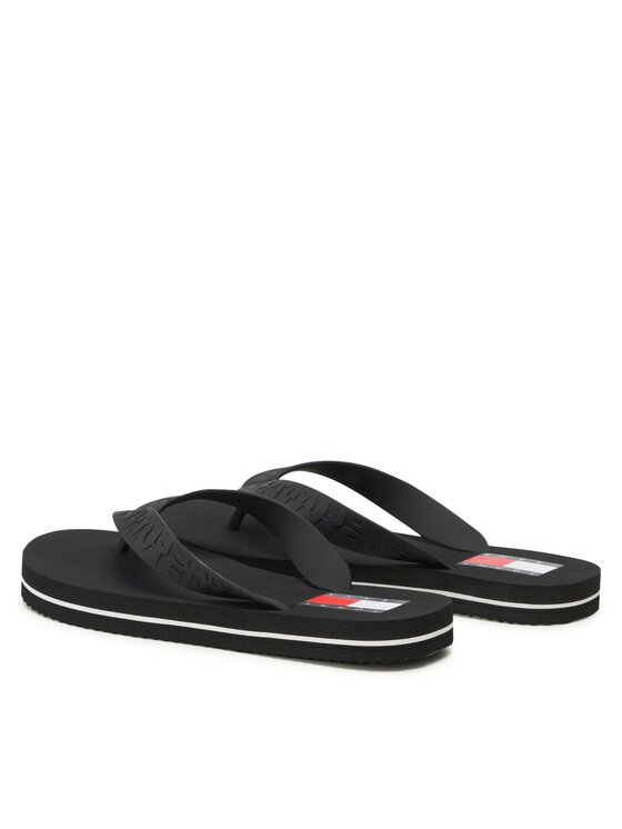 Tommy Jeans Tommy Jeans Σαγιονάρες Tjw Flag Eva Beach Sandal EN0EN02194 Μαύρο