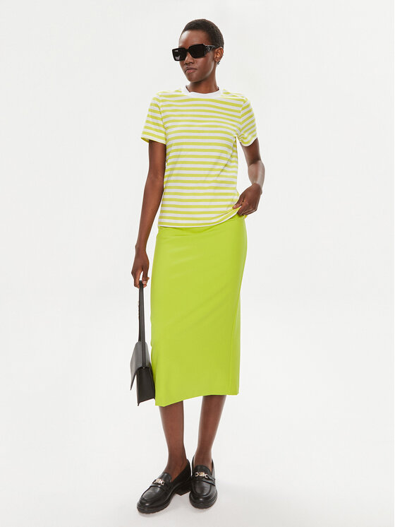 Tamaris Apparel Tamaris Apparel Puzdrová sukňa Caorle TAW0530 Zelená Slim Fit