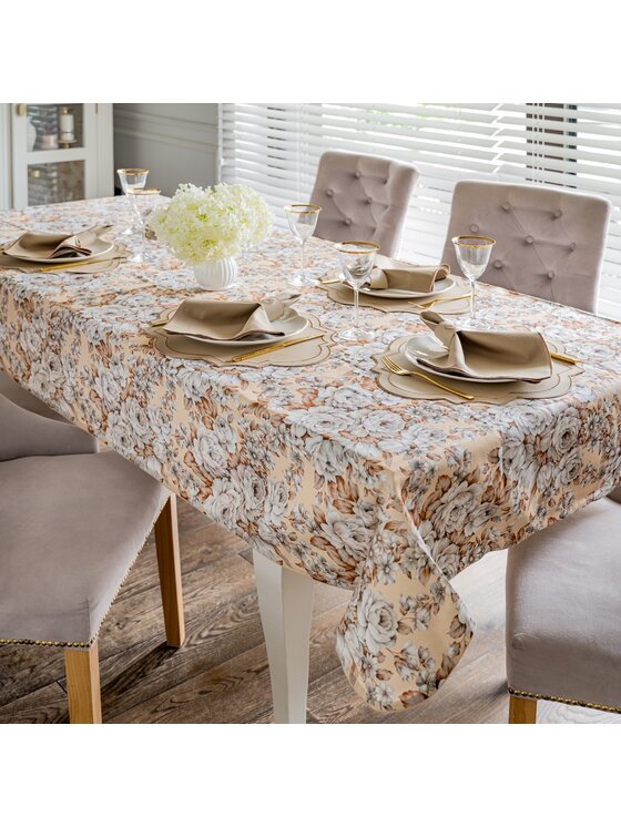 Roseberry Home Roseberry Home Obrączka na serwetki Heritage Latte Beżowy