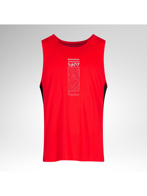 Rossignol Rossignol Koszulka techniczna M Sapa Ultra Tank Czerwony Regular Fit
